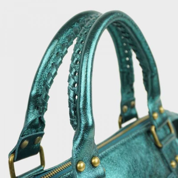 Anais - Sac à main en croûte de cuir...