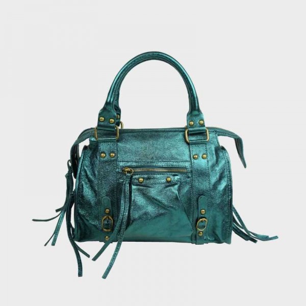 Anais - Sac à main en croûte de cuir...