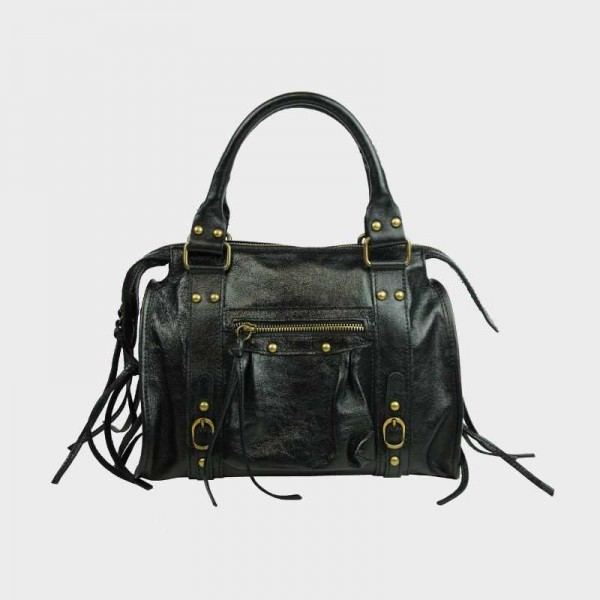 Anais - Sac à main en croûte de cuir...