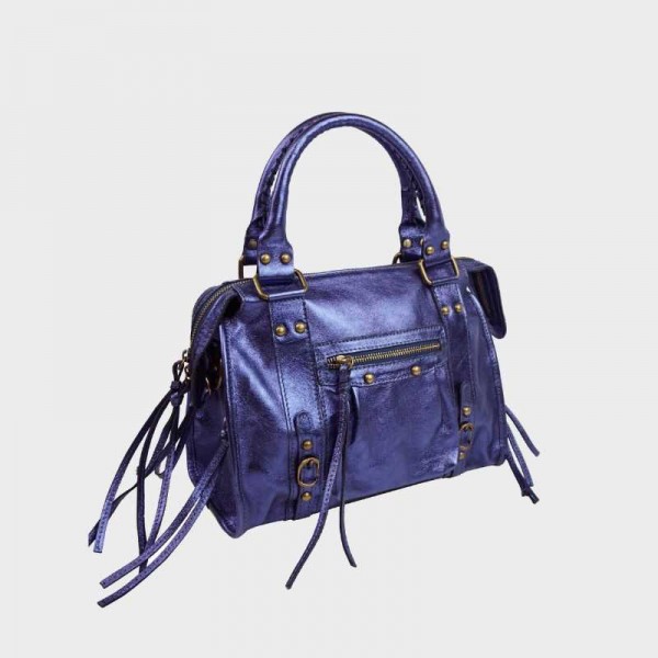 Anais - Sac à main en croûte de cuir...