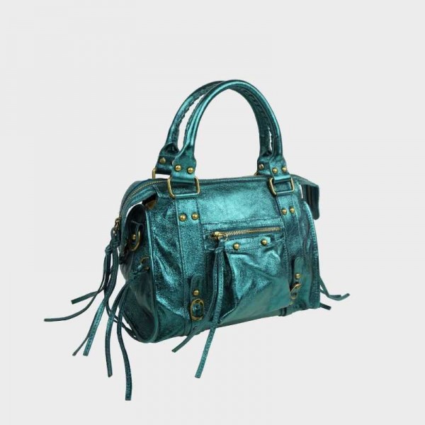 Anais - Sac à main en croûte de cuir...