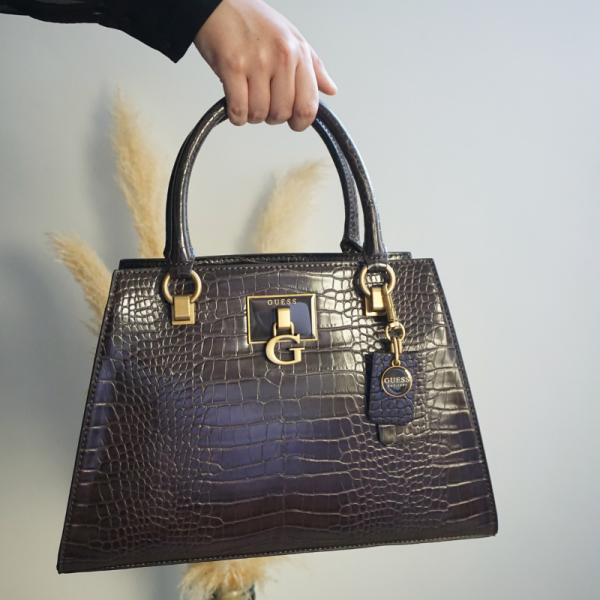 Guess - Sac à main Stephi imprimé Croco