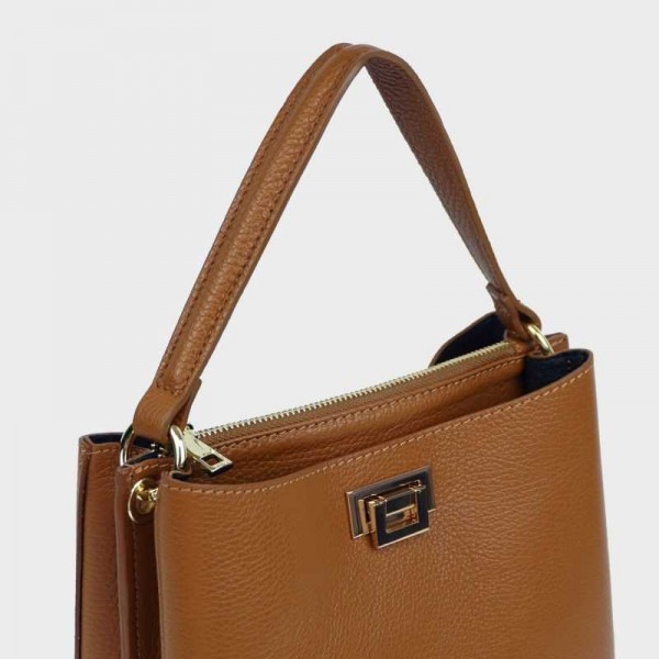 Anais - Sac à main en cuir Baia