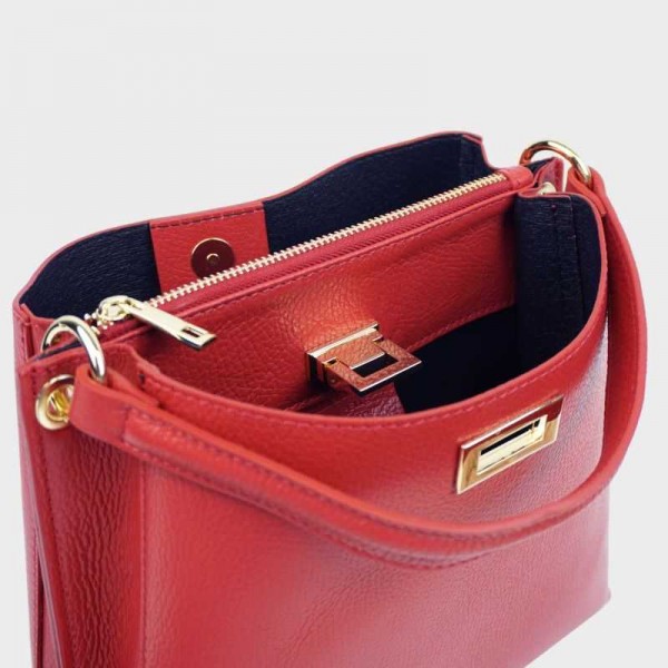 Anais - Sac à main en cuir Baia