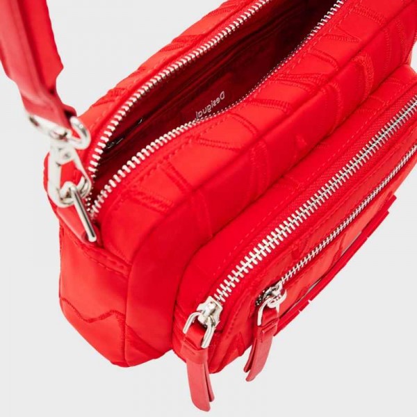 Desigual - Sac bandoulière zig-zag...