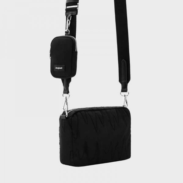 Desigual - Sac bandoulière zig-zag...