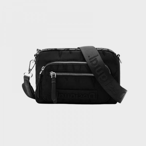 Desigual - Sac bandoulière zig-zag...