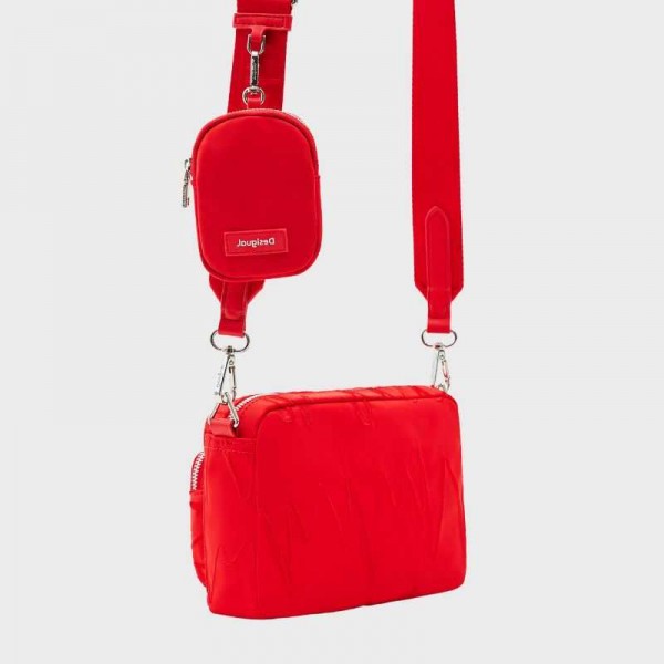 Desigual - Sac bandoulière zig-zag...