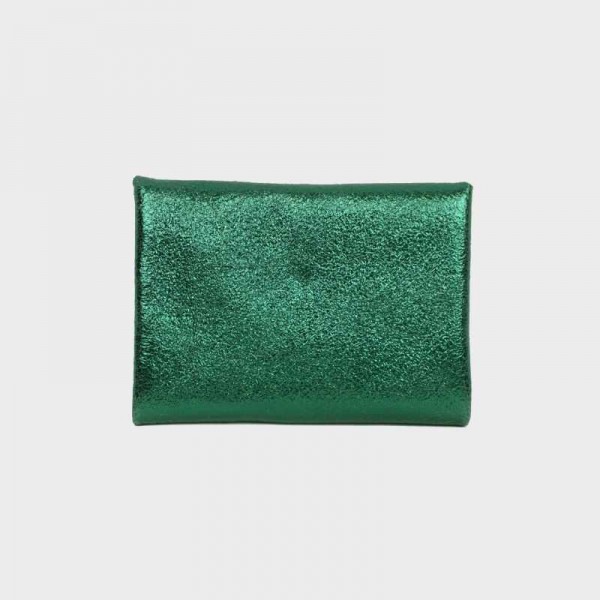 Anais - Porte cartes en cuir brillant...