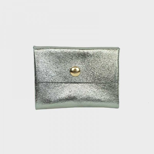 Anais - Porte cartes en cuir brillant...