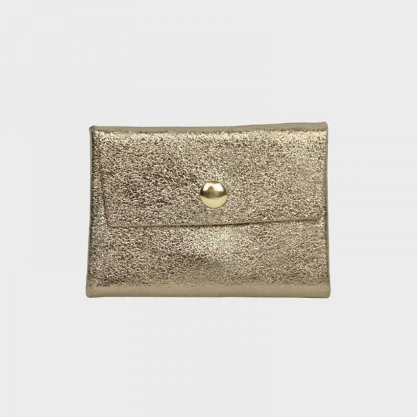 Anais - Porte cartes en cuir brillant...