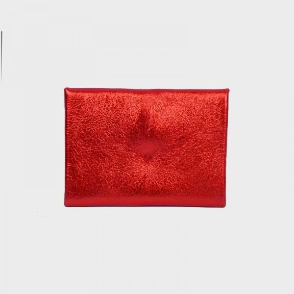 Anais - Porte cartes en cuir brillant...