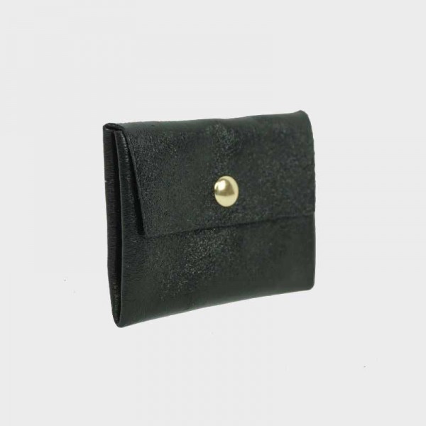 Anais - Porte cartes en cuir brillant...