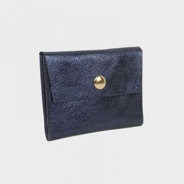 Anais - Porte cartes en cuir brillant...