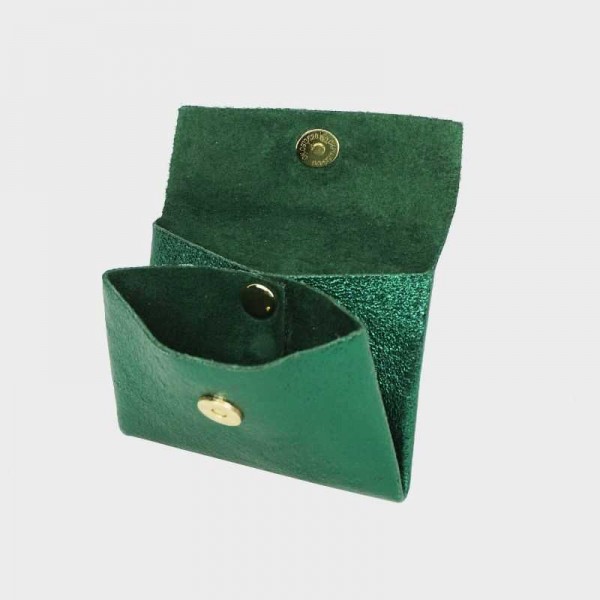 Anais - Porte cartes en cuir brillant...