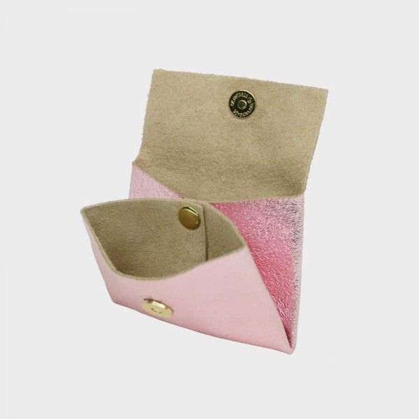 Anais - Porte cartes en cuir brillant...