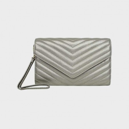 pochette matelassée bronze pour femme au meilleur prix sur pecari.fr