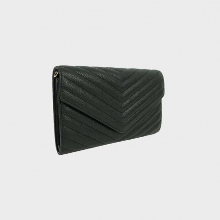 pochette matelassée noire pour femme au meilleur prix sur pecari.fr