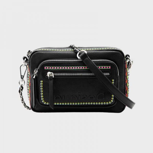 Sac bandoulière broderies 23saxp67 de la marque Desigual