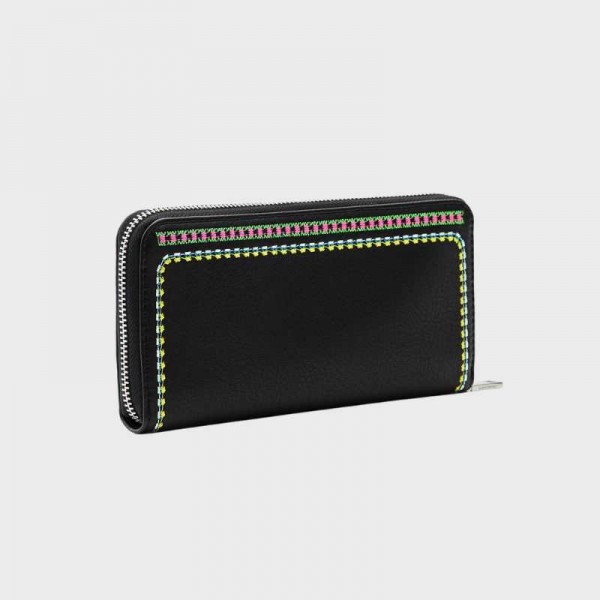 Desigual - Portefeuille broderies...