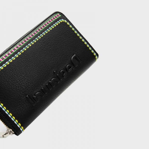 Desigual - Portefeuille broderies...