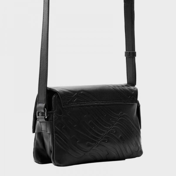 Desigual - Sac bandoulière en cuir...