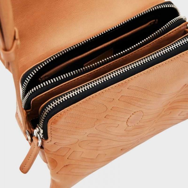 Desigual - Sac bandoulière en cuir... Desigual - Sac bandoulière en cuir...