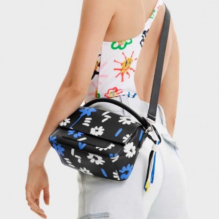 Petit sac bandoulière fleurs 23saxp34 de la marque Desigual