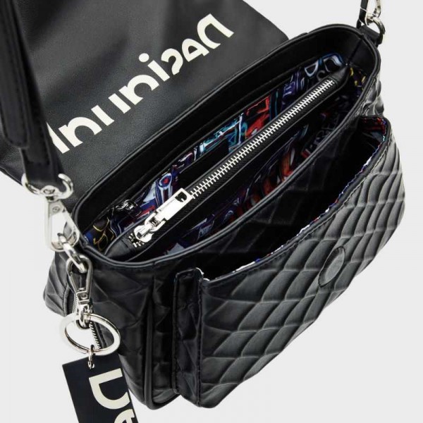 Desigual - Sac bandoulière à relief...