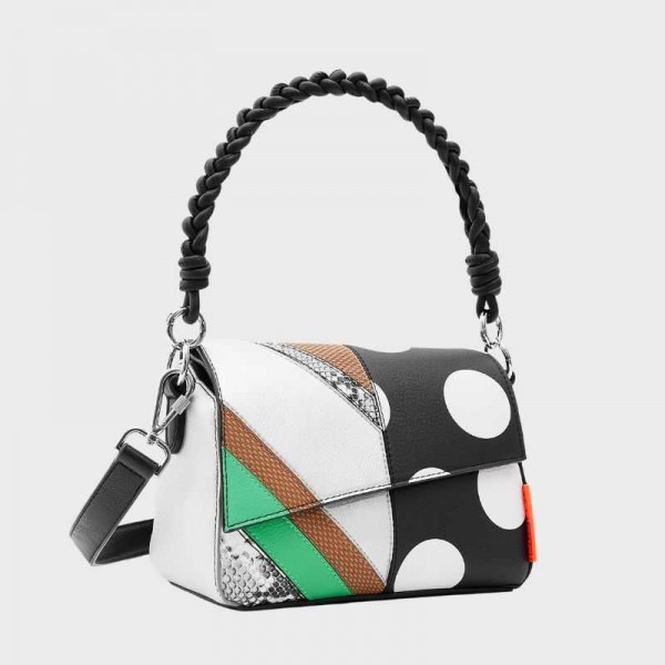 Petit sac bandoulière patchwork 23saxp88 de la marque Desigual Petit sac bandoulière patchwork 23saxp88 de la marque Desigual