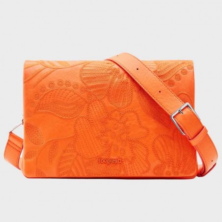 Sac bandoulière à fleurs brodées 23saxp95 de la marque Desigual