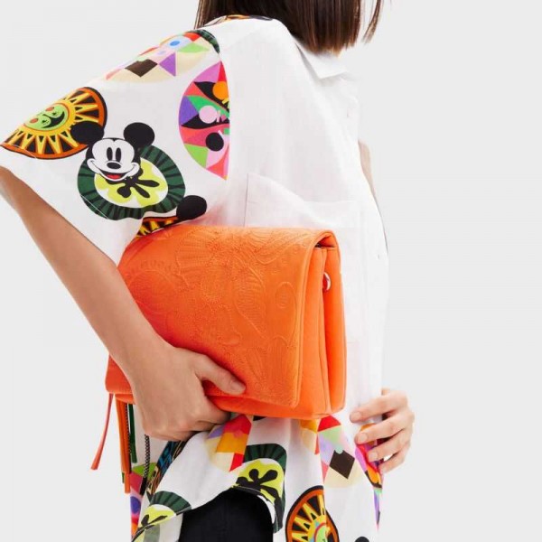 Sac bandoulière à fleurs brodées 23saxp95 de la marque Desigual