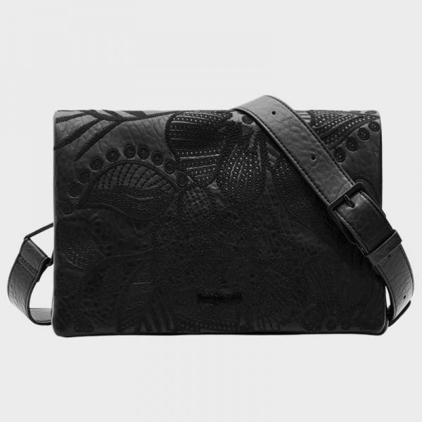 Sac bandoulière à fleurs brodées 23saxp95 de la marque Desigual