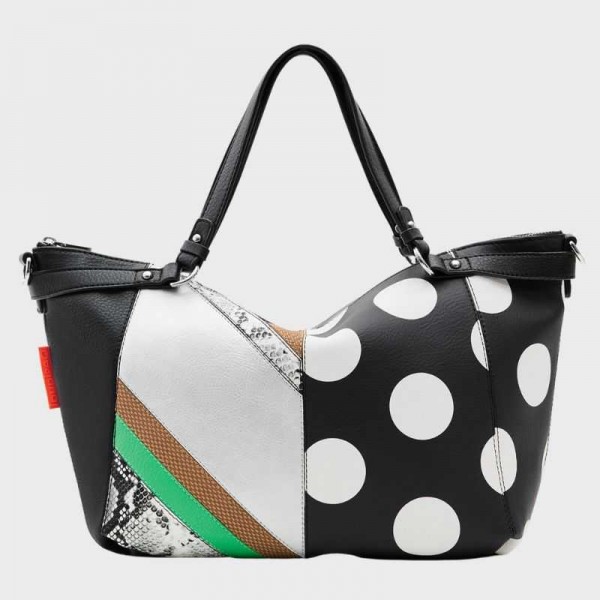 Sac à main patchwork 23saxpa4 de la marque Desigual Sac à main patchwork 23saxpa4 de la marque Desigual