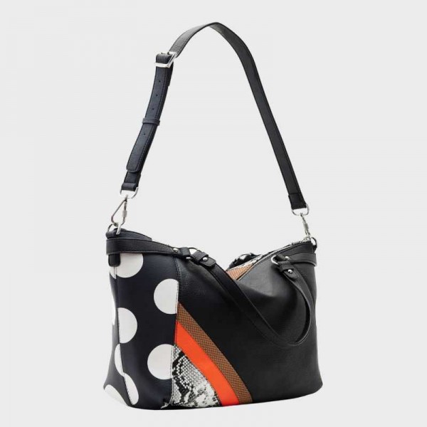 Desigual - Sac à main patchwork 23saxpa4 Desigual - Sac à main patchwork 23saxpa4