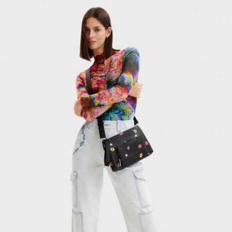 Sac bandoulière à fleurs 23saxpa6 de la marque Desigual