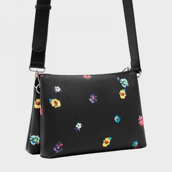 Desigual - Sac bandoulière à fleurs... Desigual - Sac bandoulière à fleurs...