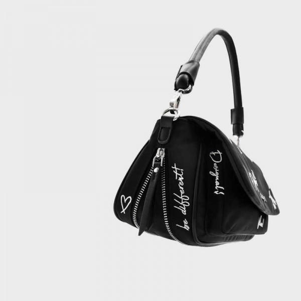 Desigual - Sac bandoulière noir...
