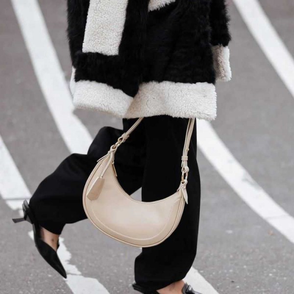 Sac lancaster noir et beige sale