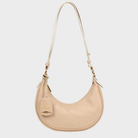Noholita x Lancaster - Sac hobo 480-037 beige foncé