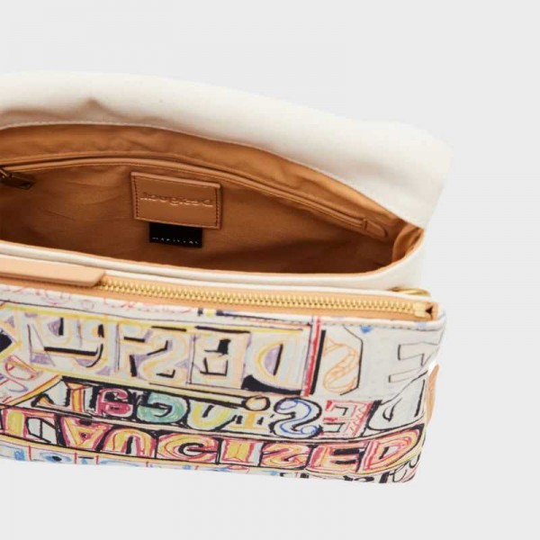 Desigual - Sac bandoulière lettering... Desigual - Sac bandoulière lettering...