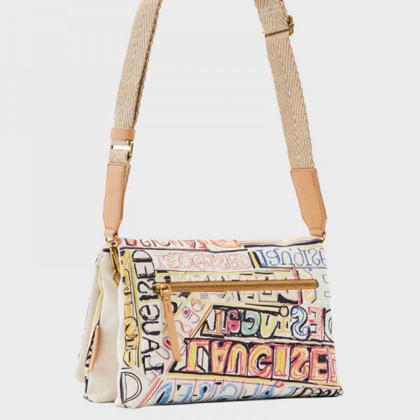 Desigual - Sac bandoulière lettering... Desigual - Sac bandoulière lettering...