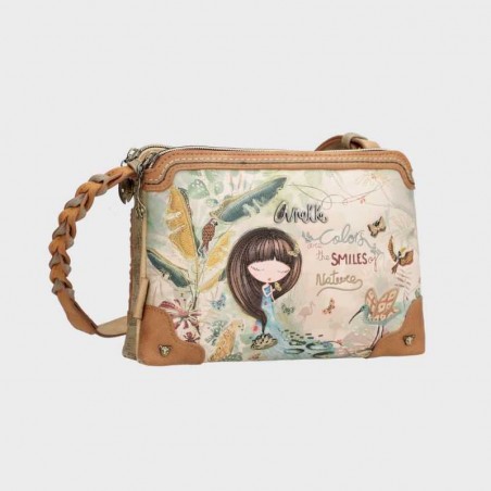 Sac bandoulière 3 compartiments Amazonia 36703-160 de la marque Anekke