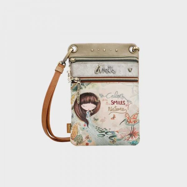 Petit sac bandoulière 2 compartiments Amazonia 36703-905 Anekke