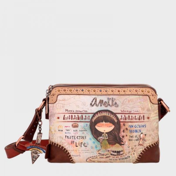 Sac bandoulière double compartiment Menire 36603-160 Anekke Sac bandoulière double compartiment Menire 36603-160 Anekke