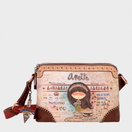 Sac bandoulière double compartiment Menire 36603-160 Anekke