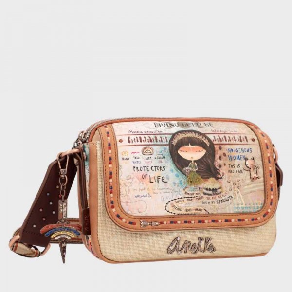 Sac bandoulière à rabat Menire 36603-349 Anekke