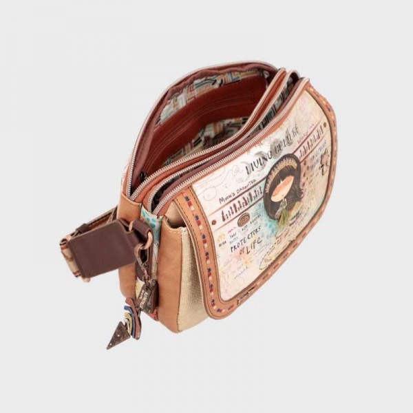 Anekke - Sac bandoulière à rabat...