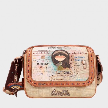 Sac bandoulière à rabat Menire 36603-349 Anekke