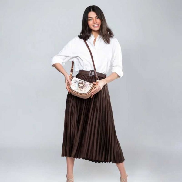 Anekke - Sac bandoulière ovale Menire...